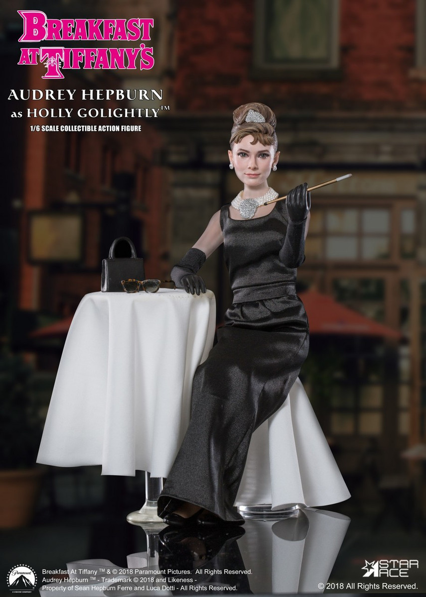 1/6 Audrey Hepburn Female Head Sculpt PALE For 12" PHICEN Hot Toys Figure U.S.A.