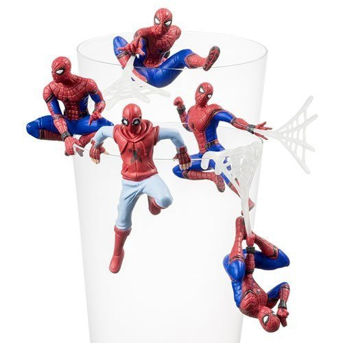 Spider man hot sale homecoming figurine set