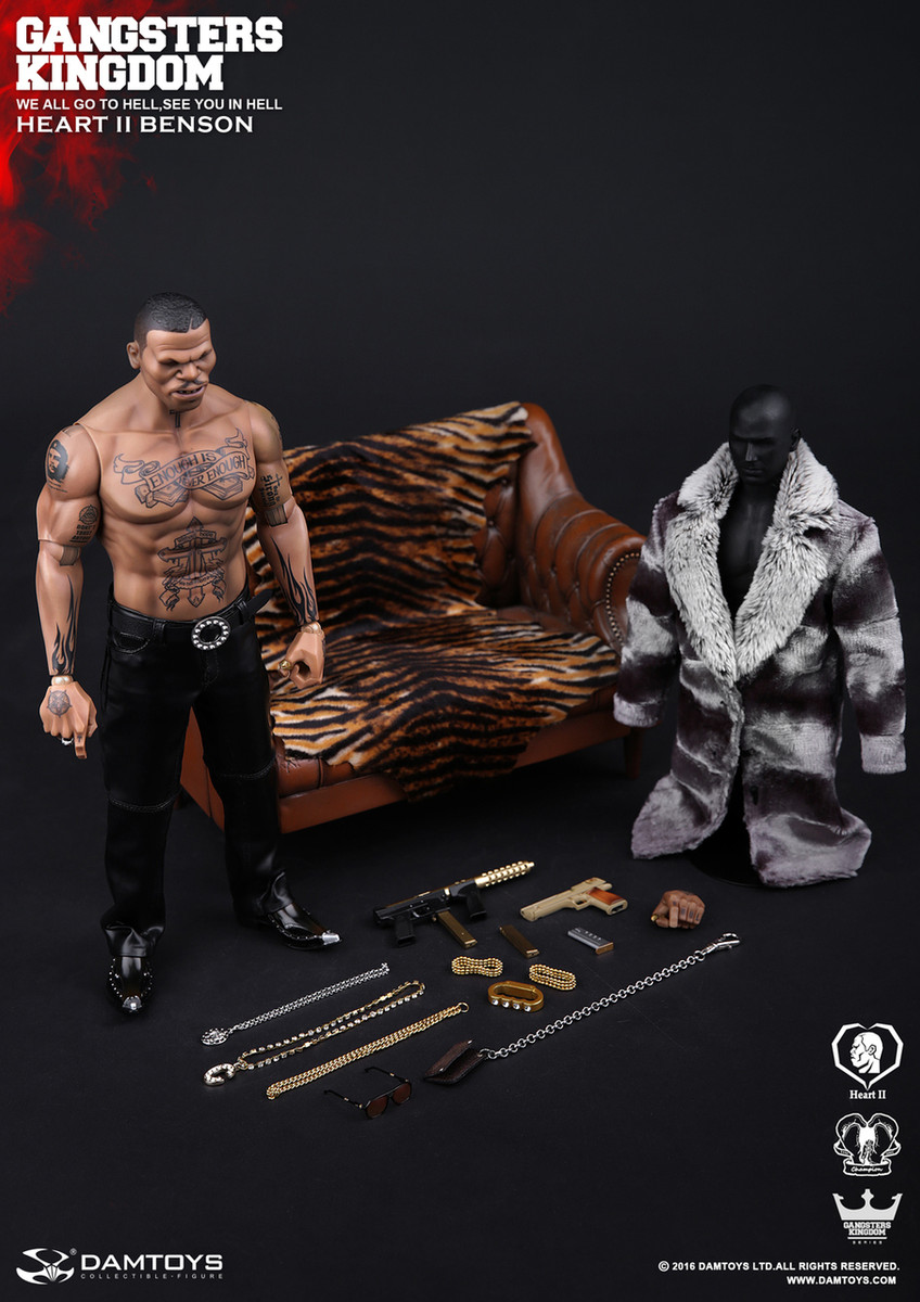 DAMTOYS GK013 1/6 Heart II Benson Gangsters Kingdom Action Figure