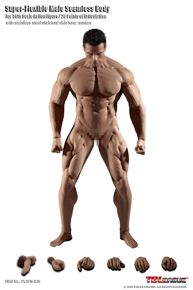 TBLeague PL2018-M35 Super Flexible Male Suntan Skin Seamless Muscular Body NEW