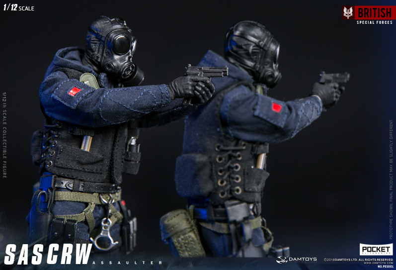 DAMTOYS PES001 SAS CRW Assaulter 1/12 Pocket Elite Series