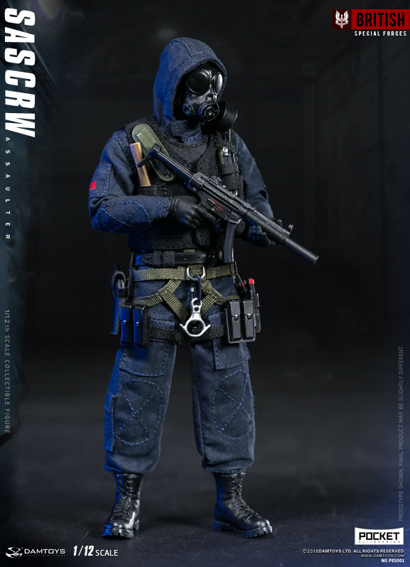 DAMTOYS PES001 SAS CRW Assaulter 1/12 Pocket Elite Series
