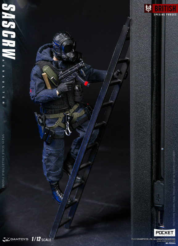 DAMTOYS PES001 SAS CRW Assaulter 1/12 Pocket Elite Series Action 