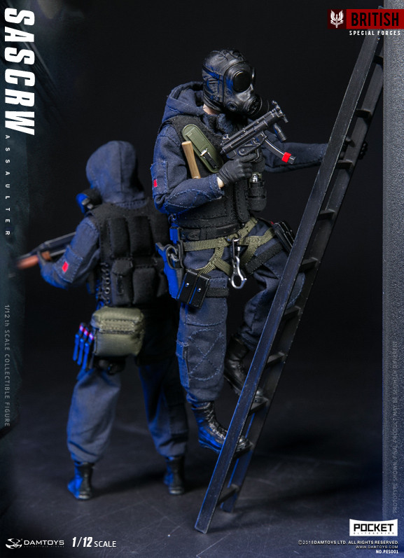 DAMTOYS PES001 SAS CRW Assaulter 1/12 Pocket Elite Series Action