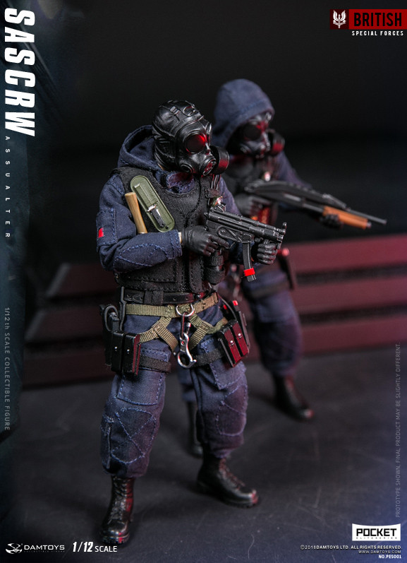 DAMTOYS PES002 SAS CRW Breacher 1/12 Pocket Elite Series