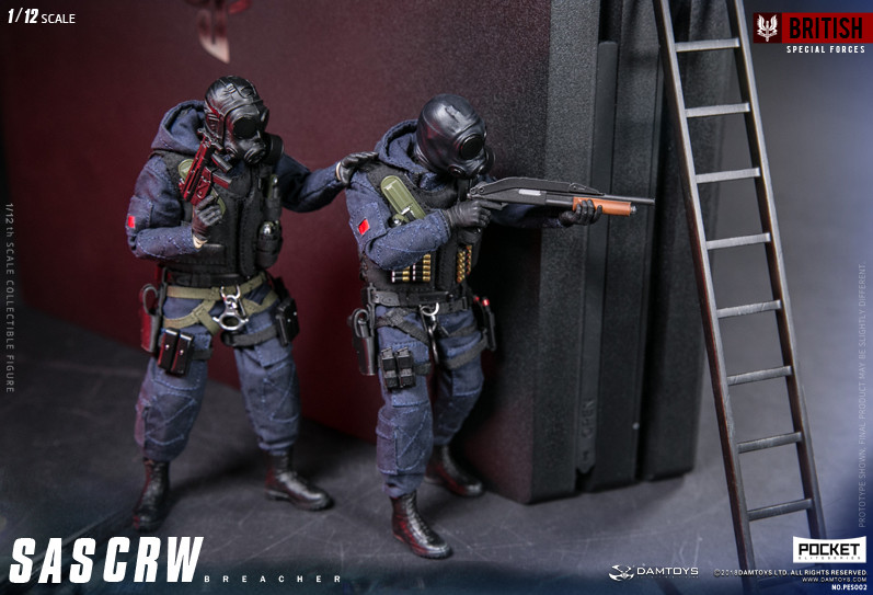 DAMTOYS PES002 SAS CRW Breacher 1/12 Pocket Elite Series Action Figure