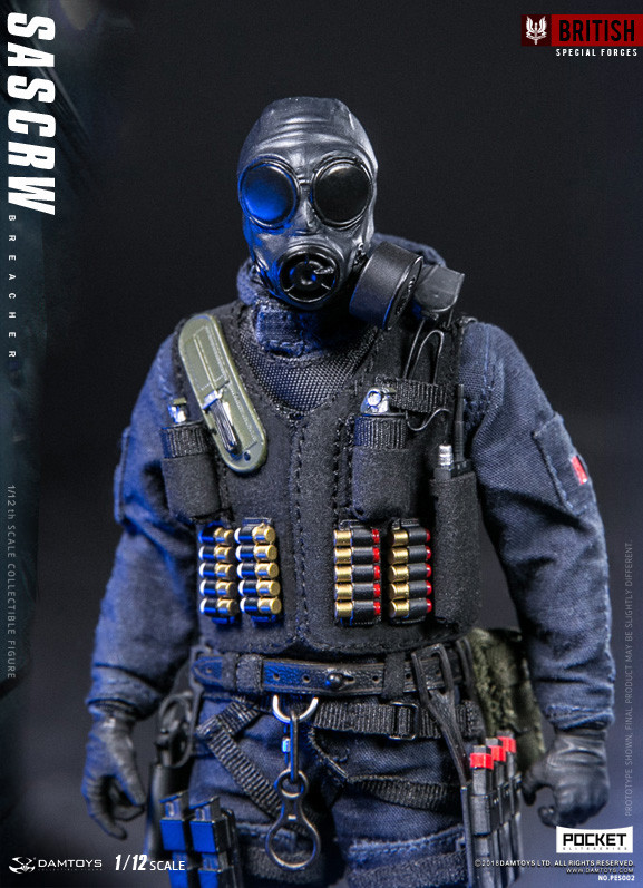 DAMTOYS PES002 SAS CRW Breacher 1/12 Pocket Elite Series