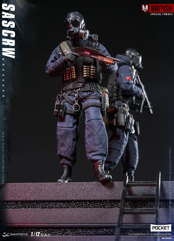 DAMTOYS PES002 SAS CRW Breacher 1/12 Pocket Elite Series Action Figure
