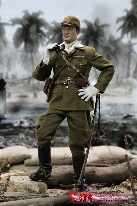 Hand Fan 1/6 Scale Sachio Eto 3R Action Figures WWII IJA Lt 