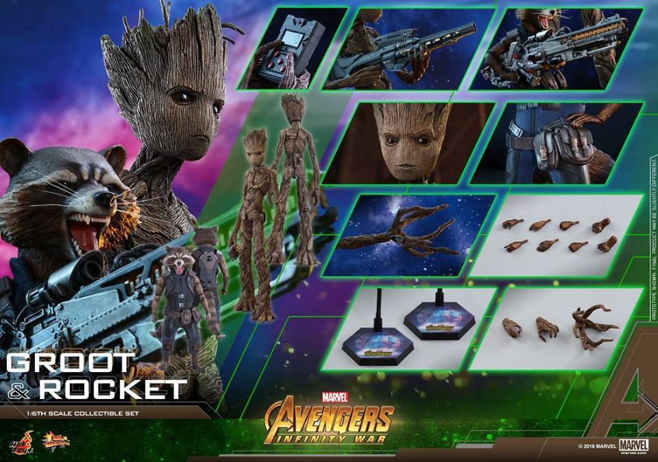 groot infinity war hot toys