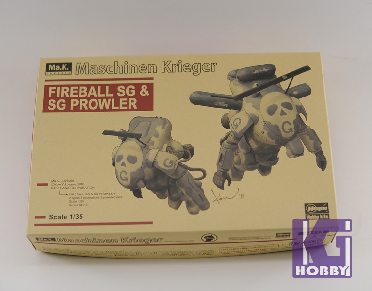 Hasegawa Maschinen Krieger SF3D Ma.K. Fireball SG & SG