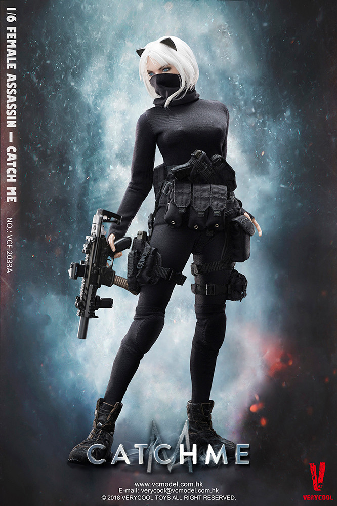 VeryCool 1/6 VCF-2033A　フィメールアサシン キャッチミー VERYCOOL VCF-2033A 1/6 Catch Me Female Assassin Figure (Normal