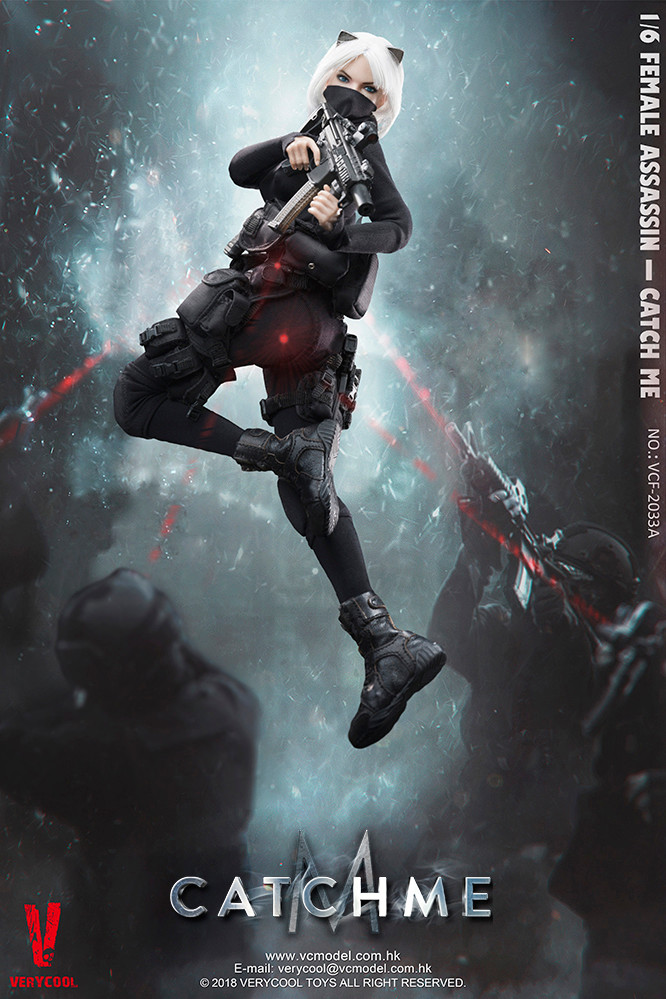 VeryCool 1/6 VCF-2033A　フィメールアサシン キャッチミー VERYCOOL VCF-2033A 1/6 Catch Me Female Assassin Figure (Normal