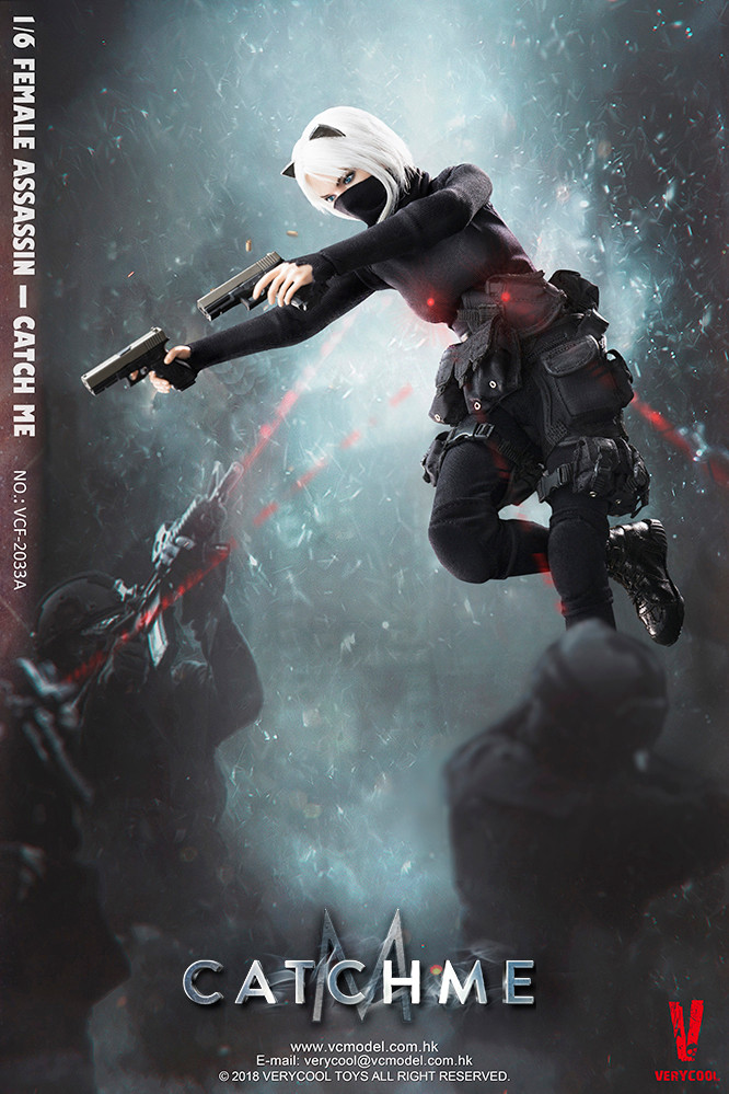 VERYCOOL VCF-2033A 1/6 Catch Me Female Assassin Figure (Normal