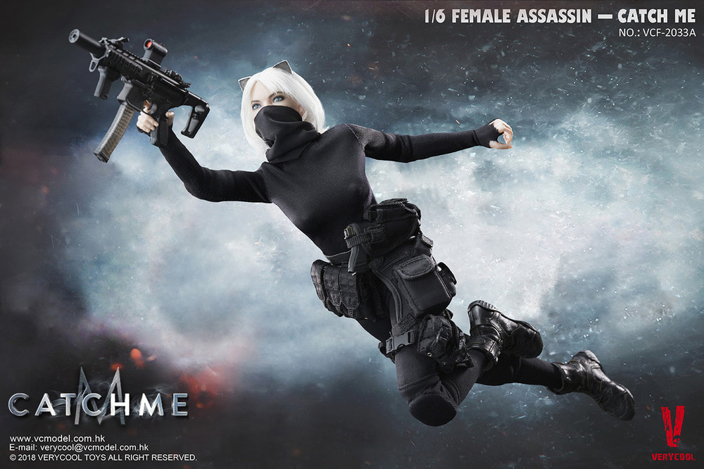 VERYCOOL VCF-2033A 1/6 Catch Me Female Assassin Figure (Normal