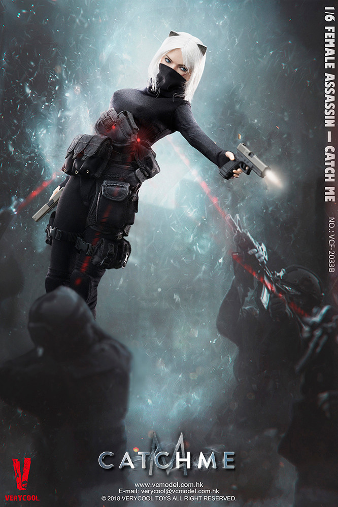 VeryCool 1/6 VCF-2033A　フィメールアサシン キャッチミー Perfect Verycool Vcf2033a Female Assassin Catch Me Straight