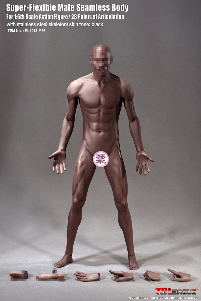 TBLeague 1//6 PL2018-M36A Super-Flexible Male Suntan Seamless Body for 12/" Figure