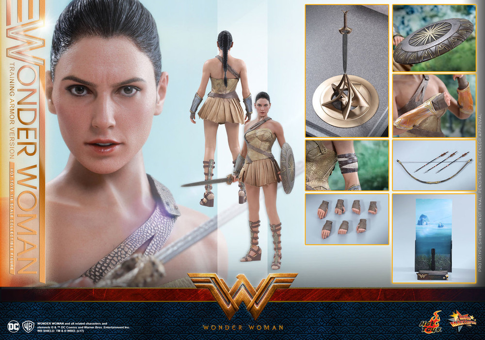 Hot Toys MMS424 Wonder Woman (Training Armor Version) 1/6th scale