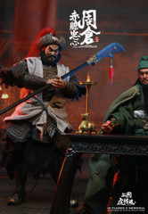 INFLAMES X NEWSOUL IFT-036 The 1/6th scale Sets Of Soul Of Tiger Generals -Zhou Cang & Guan Yu’s Night Reading Scene Collectible Set