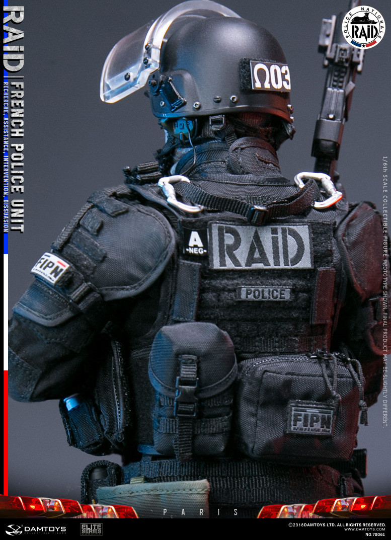 Perfect Damtoys 1/6 78061 French Police Unit--- Raid In Paris