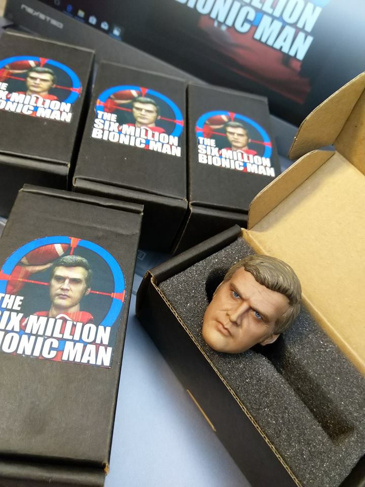 SUPERMAD TOYS The Six Million Bionic Man 1/6 Figure Head