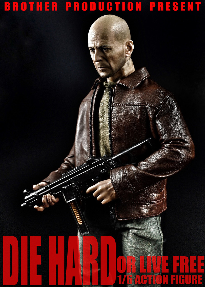 Brother Action Figures HK UMP Submachine Gun Die Hard Johnny 2.0 1//6 Scale