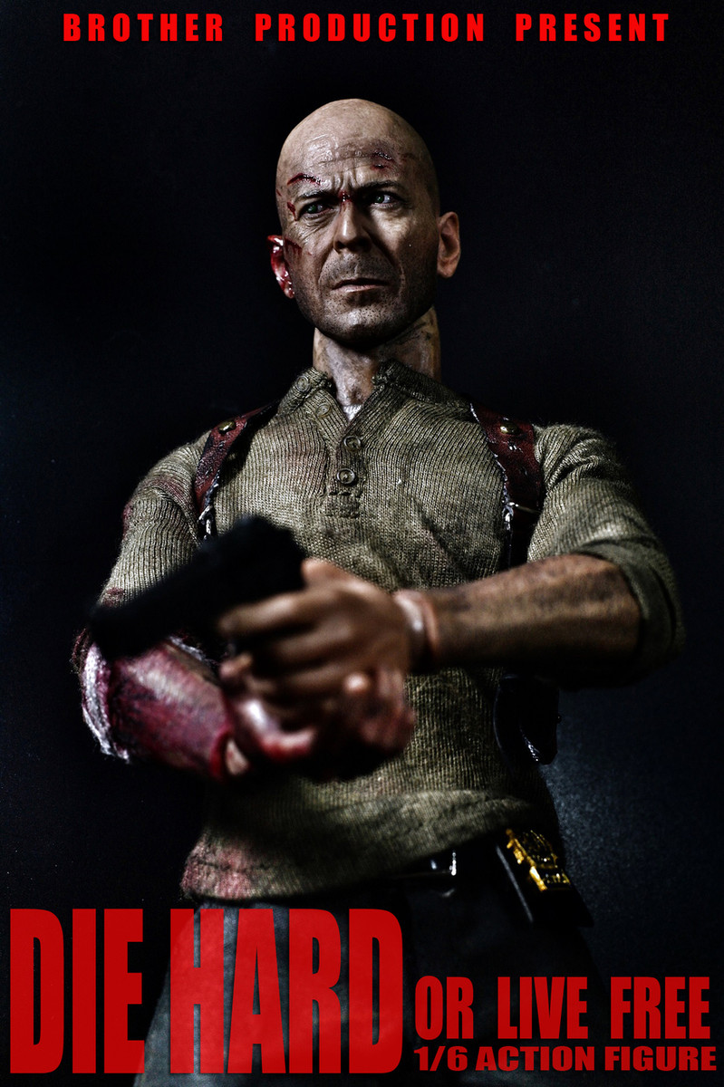 Die Hard Johnny 2.0 フィギュア Brother Production DIE HARD or LIVE FREE JOHNNY 2.0 1/6 Scale