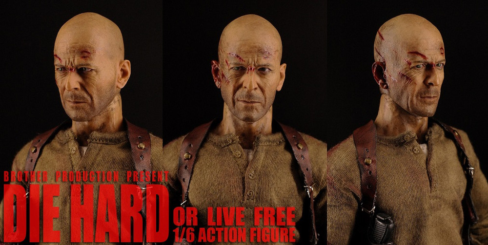 Brother Action Figures Die Hard Johnny 2.0 1//6 Scale HK UMP Submachine Gun