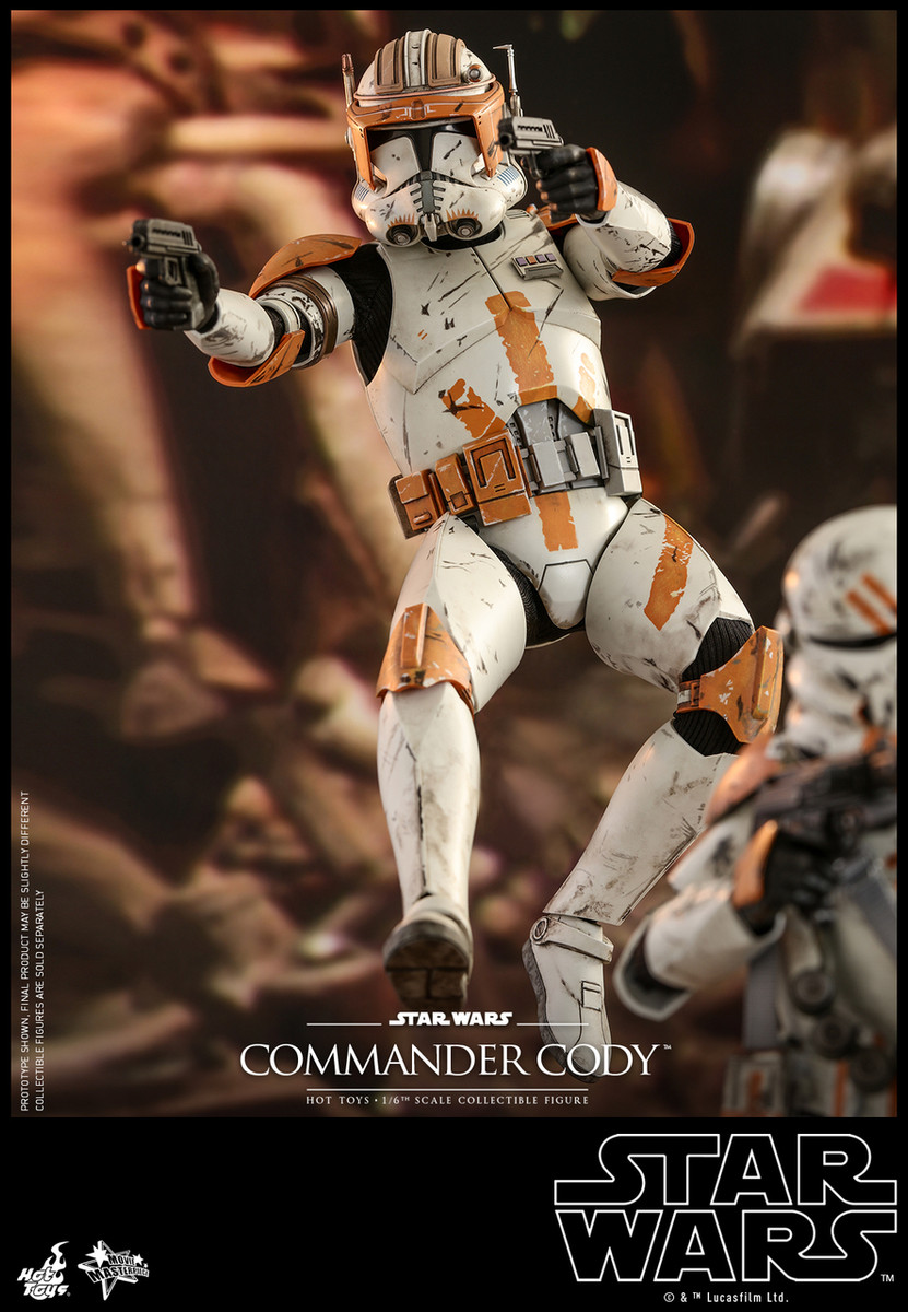 Hot Toys Star Wars Commander Cody MMS524 Blaster Pistol loose 1/6th scale 