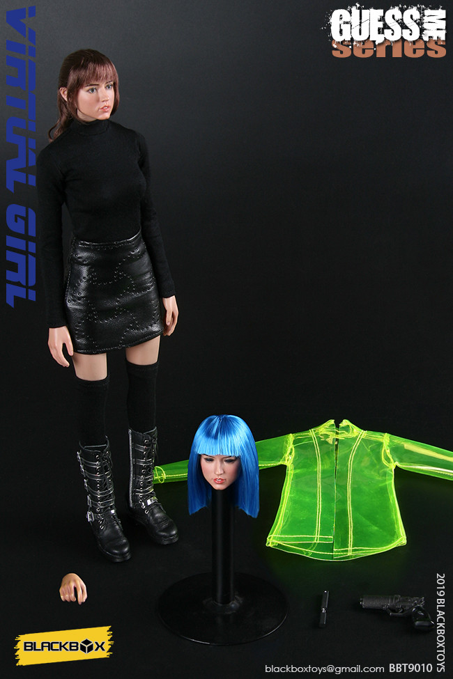 Details about   Stock 1/6 Costume BLACKBOXTOYS BBT9006E Spectre Girl Clothes Set w/Head Sculpt