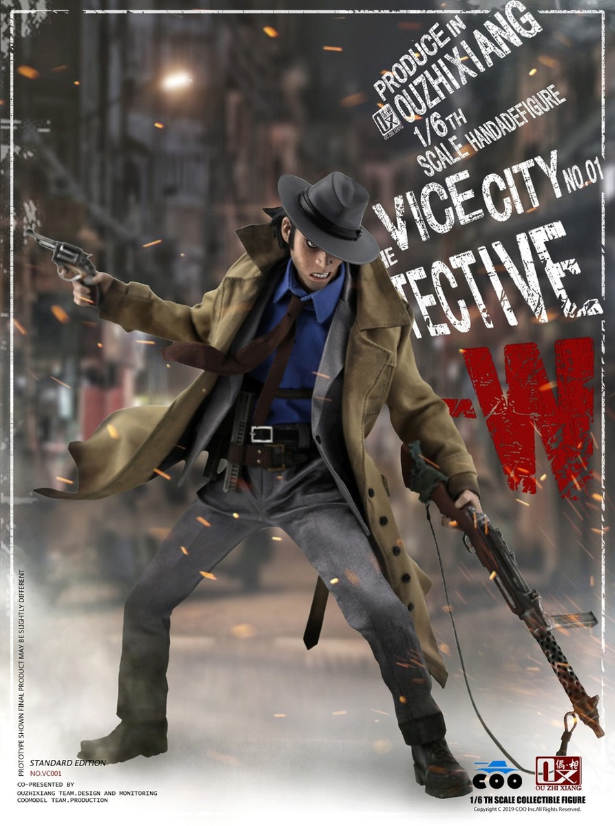 COOMODEL X OUZHIXIANG NO.VC001 1/6 VICE CITY - THE DETECTIVE W