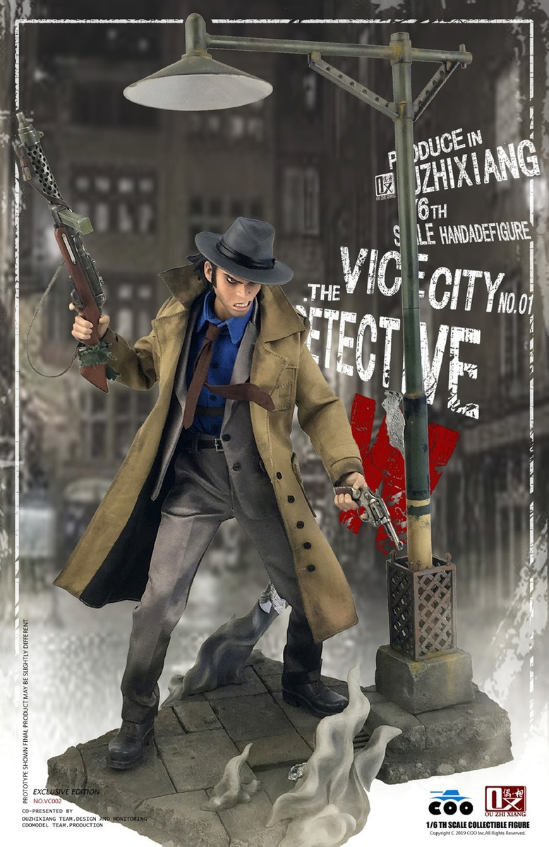 COOMODEL 1/6 VICE CITY VC002 THE DETECTIVE W FIGURE EXCLUSIVE EDITION