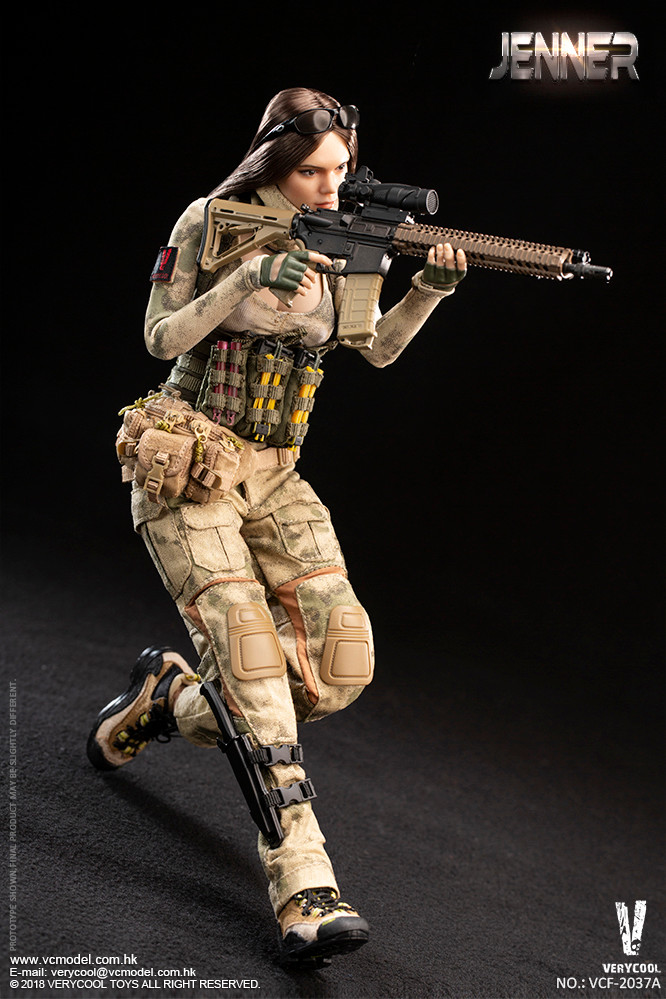 Scarf for VERYCOOL VCF-2037A A-TACS FG Women Soldier JENNER 1//6 Scale Action