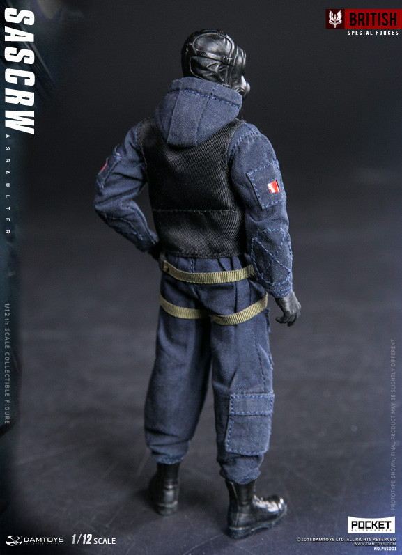 DAMTOYS PES001 SAS CRW Assaulter 1/12 Pocket Elite Series Action