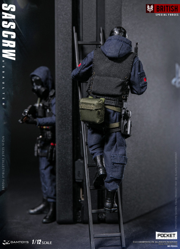 SAS CRW アサルター 1/12スケール British Special Forces Pocket Elite Series SAS CRW Assaulter
