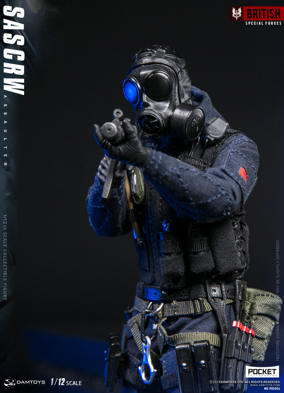 DAMTOYS PES001 SAS CRW Assaulter 1/12 Pocket Elite Series Action