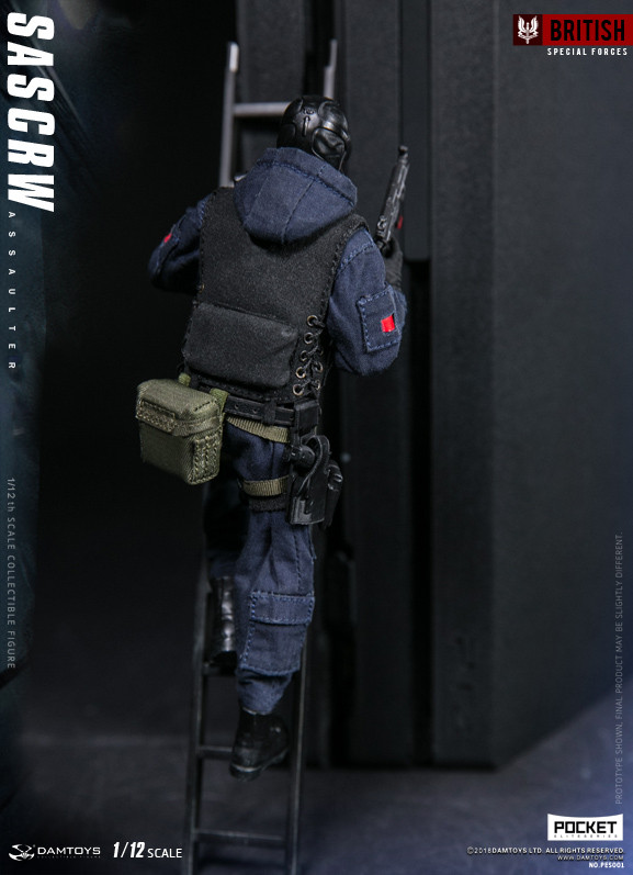 SAS CRW フィギュア ASSAULTER British Special Forces Pocket Elite Series SAS CRW Assaulter