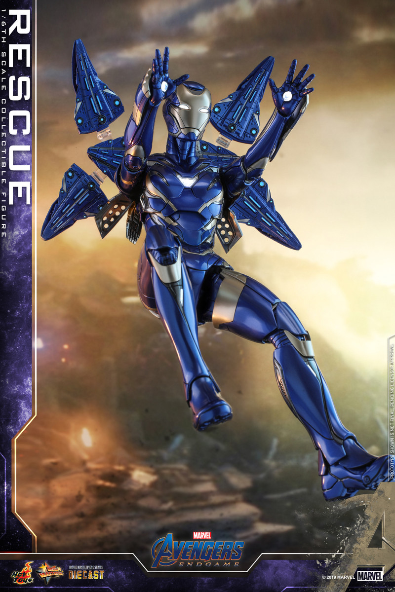 ホットトイズ　レスキュー　MARVEL AVENGERS ENDGAME Hot Toys Avengers: Endgame - Rescue 1/6th Scale Collectible