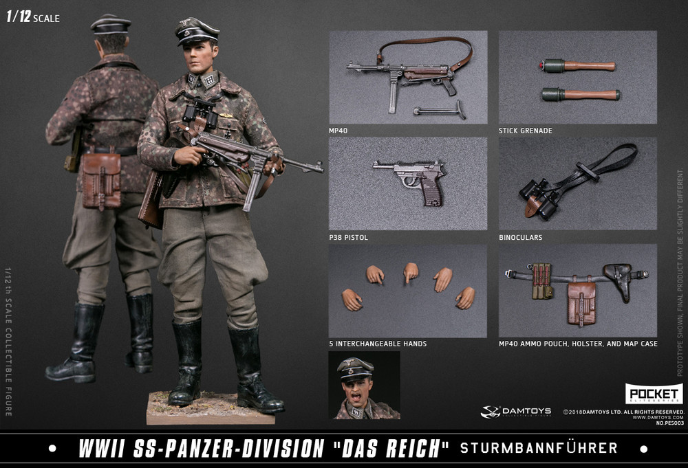 Details about / DAMTOYS DAM PES003 1//12th uniform Model For 6/" figure Toy