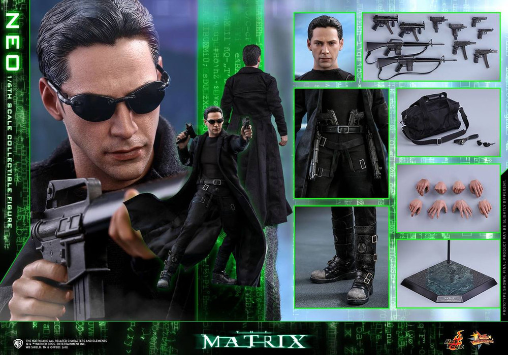 Hot Toys Neo The Matrix MMS466 Black Pants loose 1/6th scale 