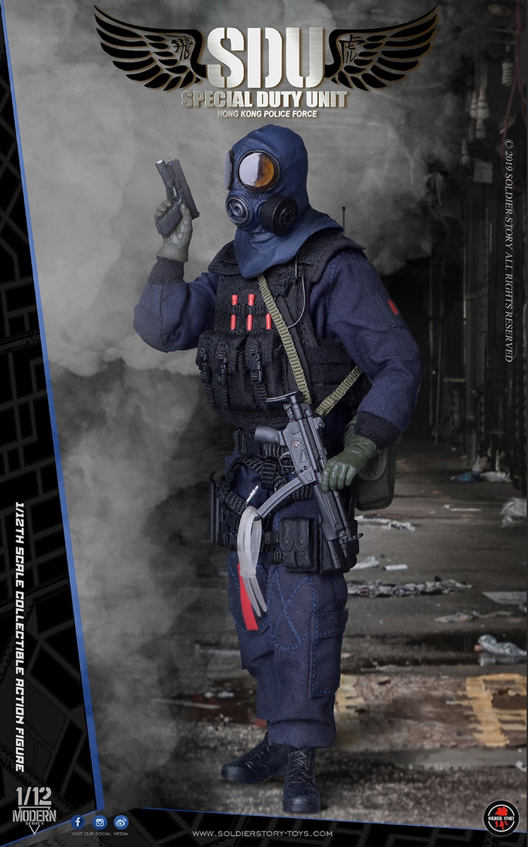 Soldier Story 1/12 Scale SSM002 HK SDU Assault Team Figure