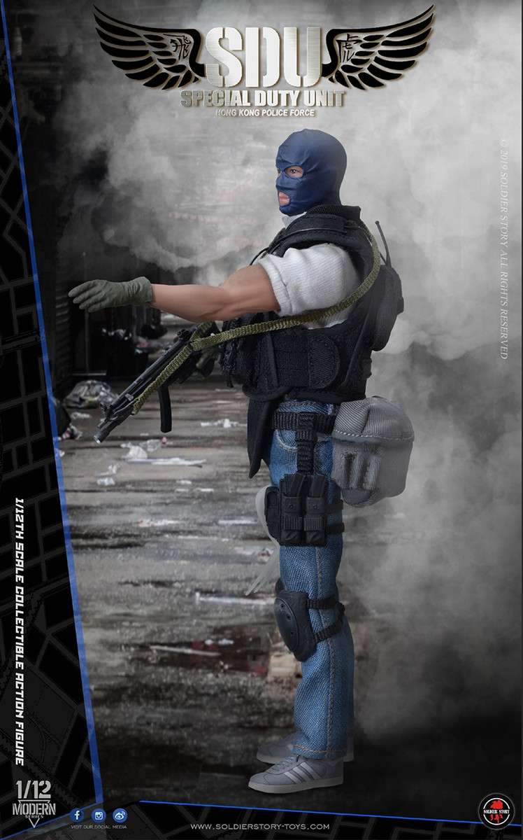 SoldierStory SSM003 1//12 Scale HK SDU Canine Handler Collectible Action Figure