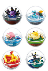 Pokemon Terrarium Collection 4 Pokeball Full Set by Re-ment