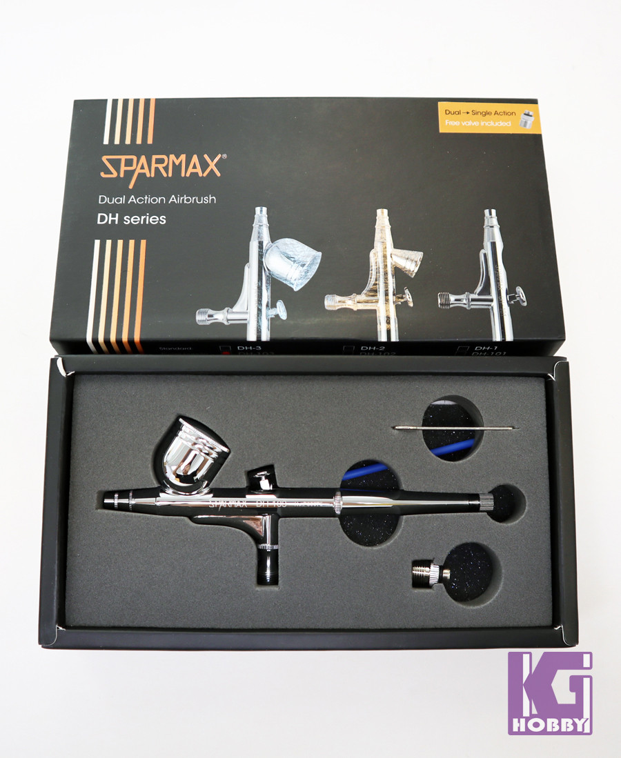 Sparmax DH-103 Airbrush with AC-27 Airbrush Compressor and Hose