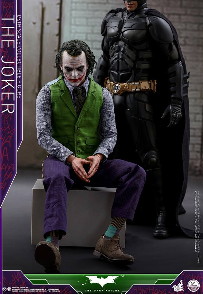 Hot Toys QS010 The Joker 1/4 scale Collectible Figure The Dark 