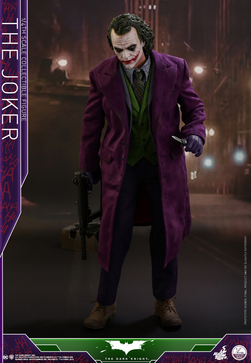 Hot Toys QS010 The Joker 1/4 scale Collectible Figure The Dark