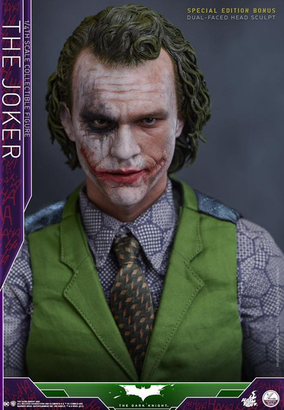 Hot Toys QS010 The Joker 1/4 scale Collectible Figure The Dark Knight ...