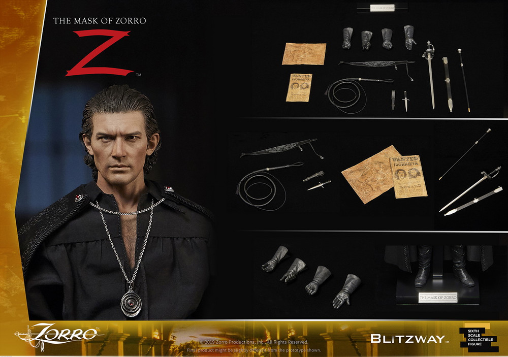 Blitzway 1/6 1998 Zorro BW-UMS 11101 Action Figure