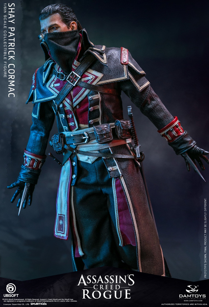 DAMTOYS 1/6 DMS011 Shay Patrick Cormac Figure Assassin's Creed Rogue