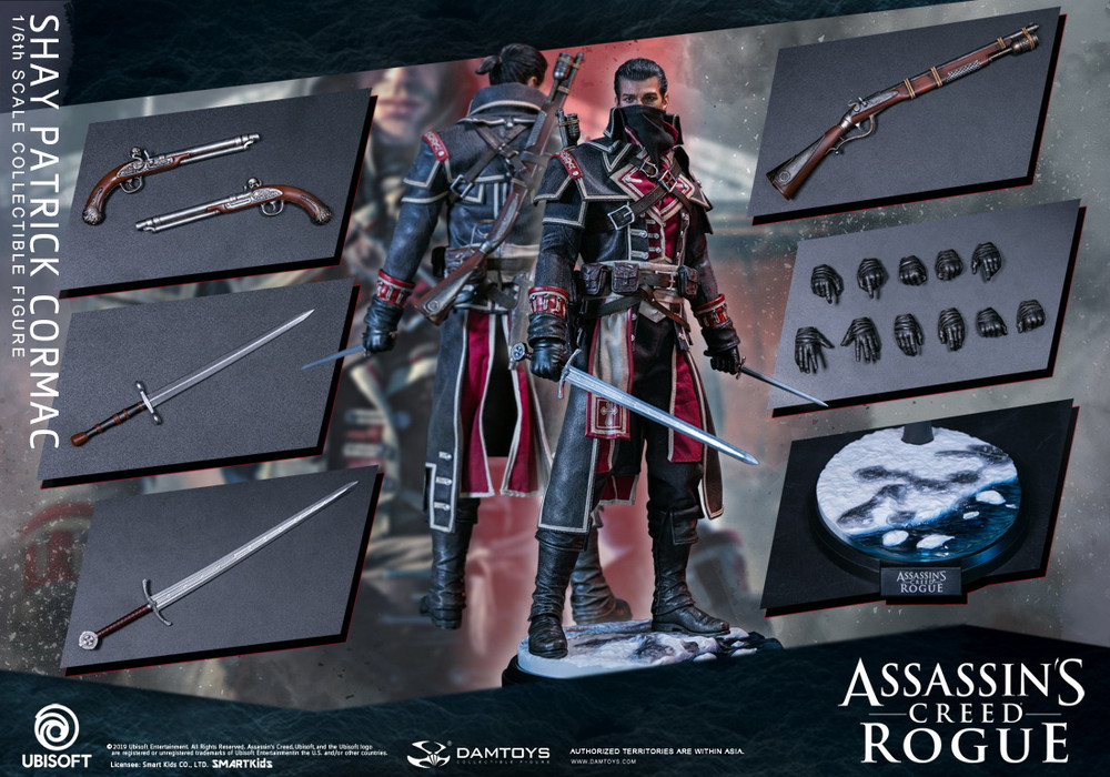 DAMTOYS 1/6 DMS011 Shay Patrick Cormac Figure Assassin's Creed Rogue